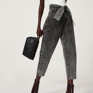 Blank NYC When in Rome Jeans - Grey Acid Wash, Size 30 (Worn Once)